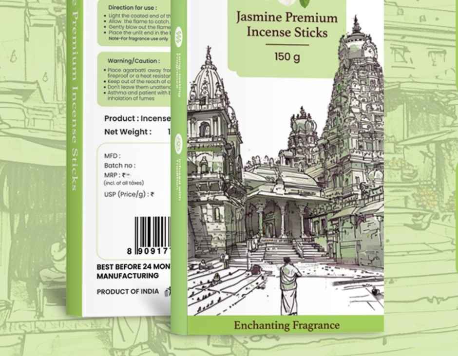 Jai Kashi Jasmine Premium Incense Stick