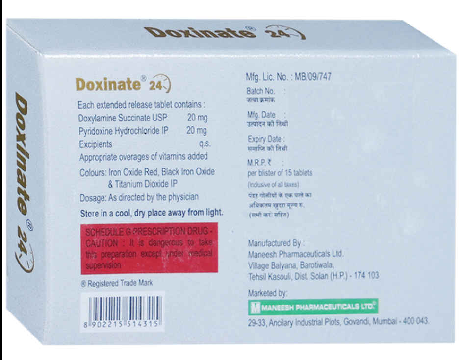 Doxinate 24 Tablet ER