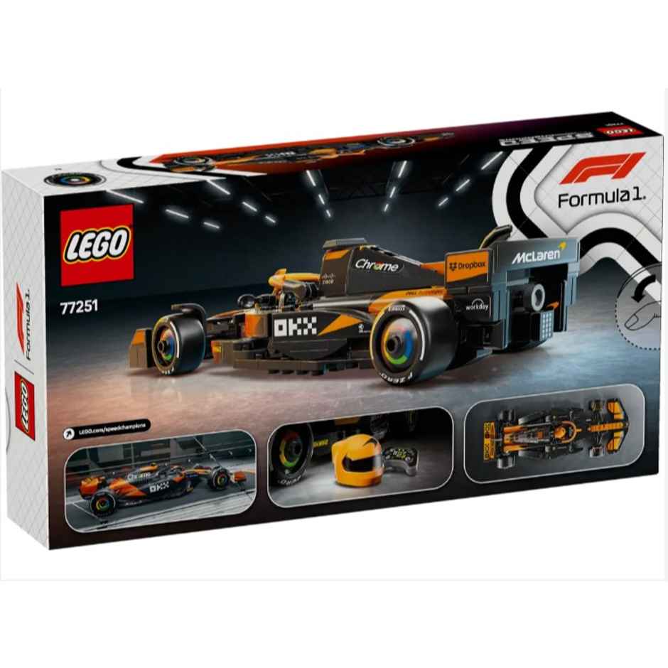 LEGO Speed Champions McLaren F1 Team MCL38 Race Car Vehicle Set Building Blocks Toys