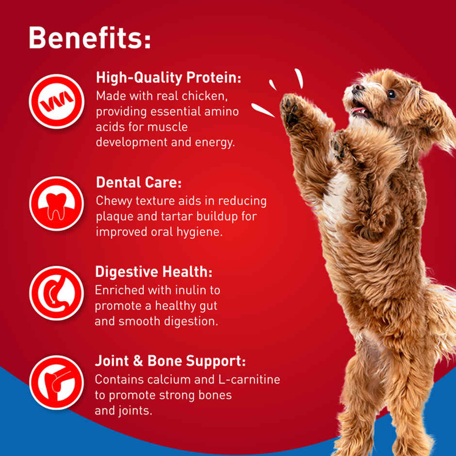 Drools Chicken Blueberry Flavor Dog Treats Sticks