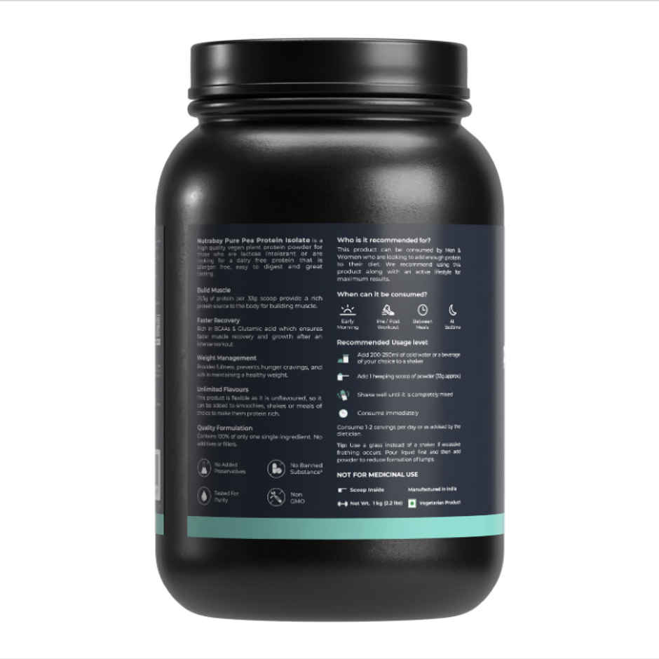Nutrabay Pure Pea Protein Isolate Unflavoured