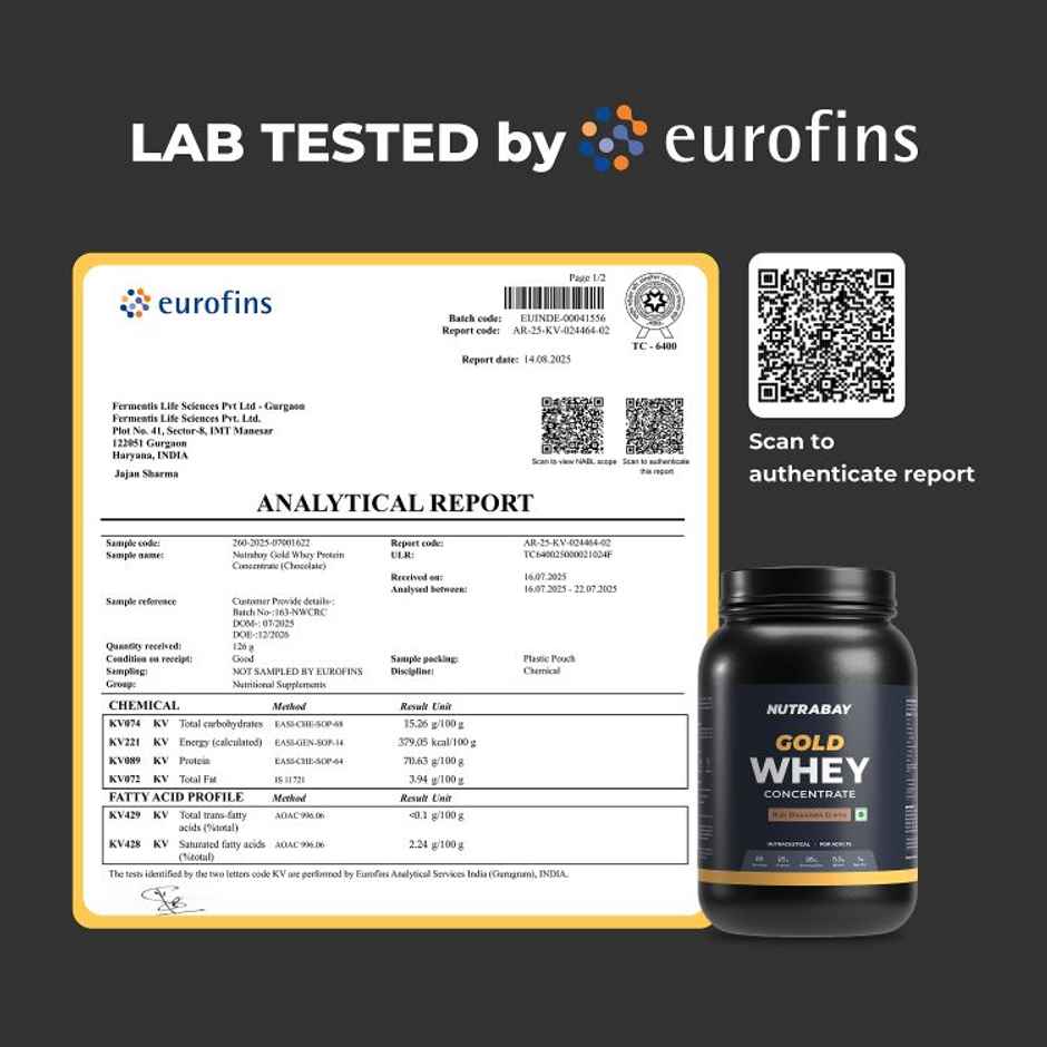 Nutrabay Gold Concentrate Whey Protein Rich Chocolate Creme