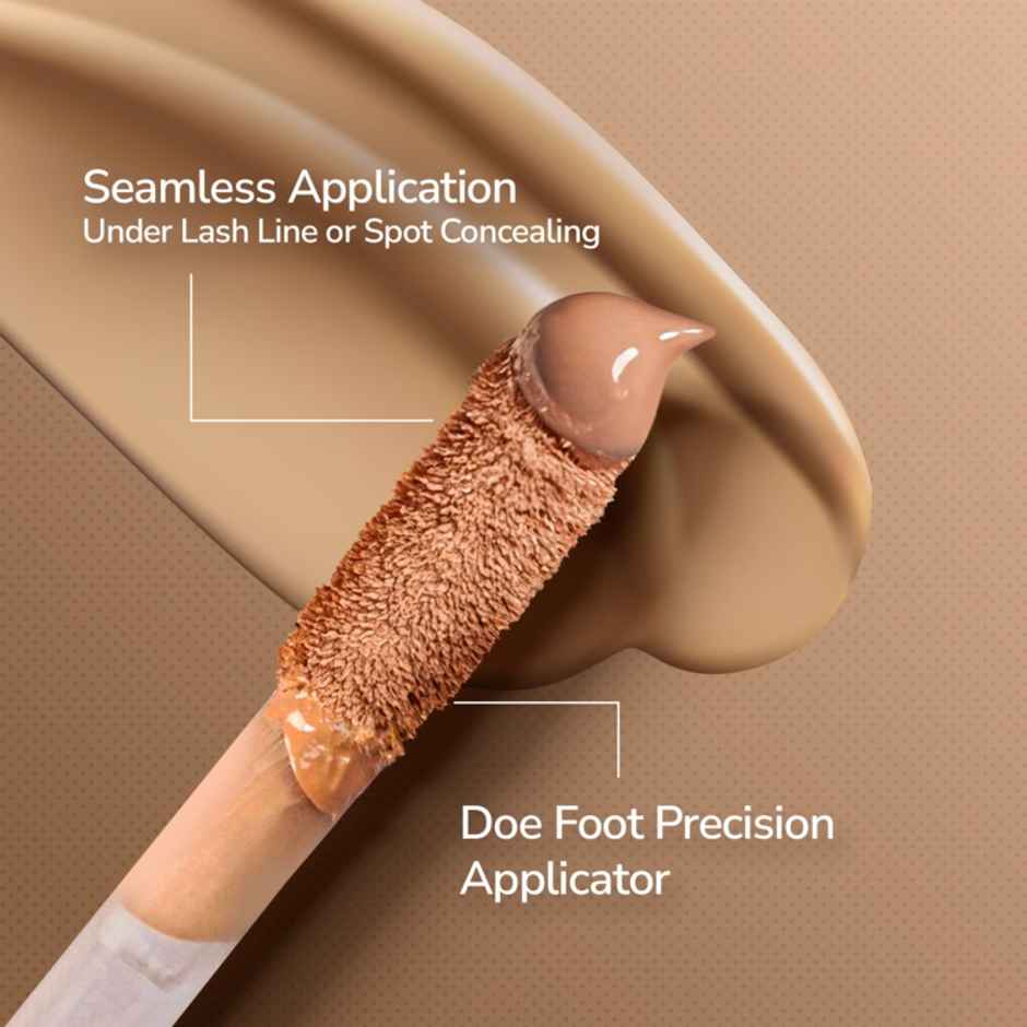 Mila Beaute Build to Cover Matte Liquid Concealer - Full Coverage, Waterproof | 101 Light Ivory