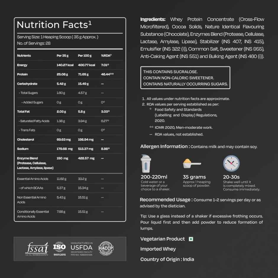 Nutrabay Gold Concentrate Whey Protein Rich Chocolate Creme Combo