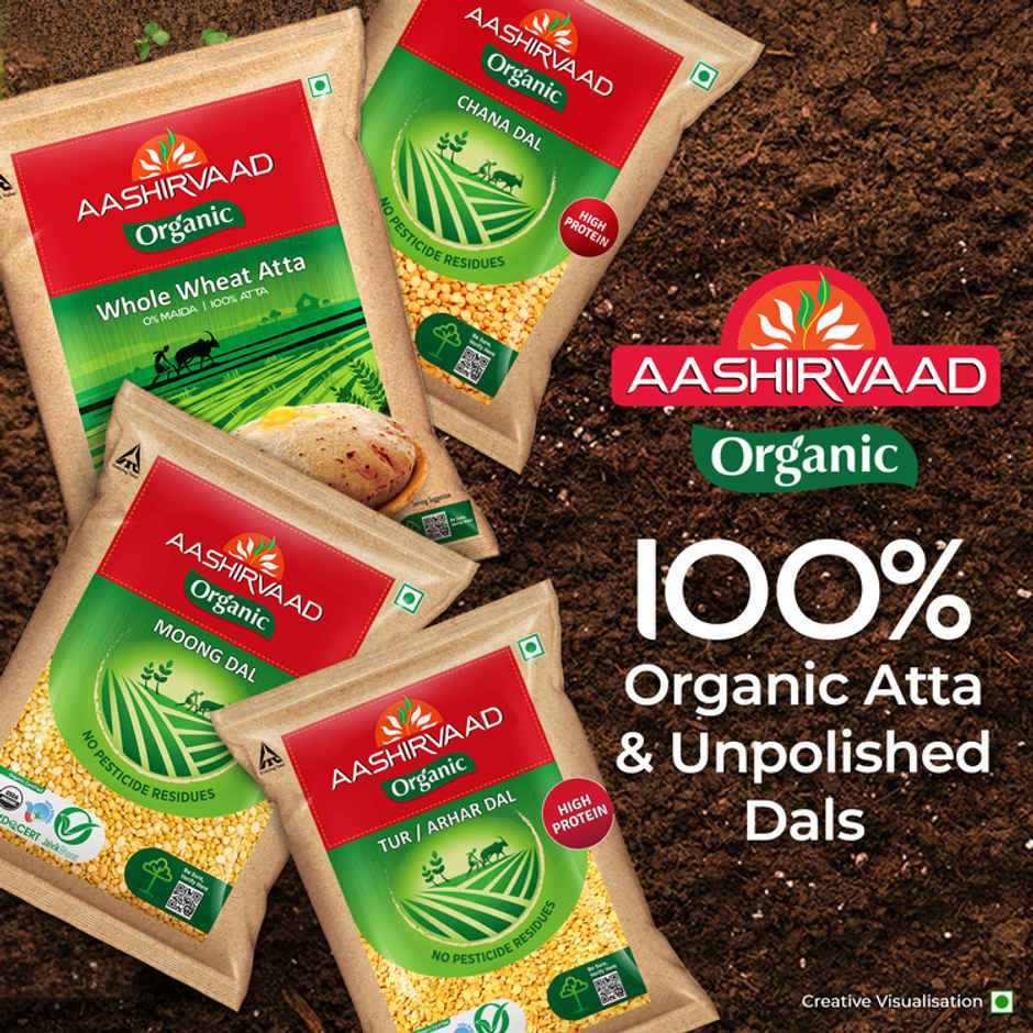Aashirvaad Organic Chana Dal (Split) | Truly Organic Chana Dal Rich in Protein