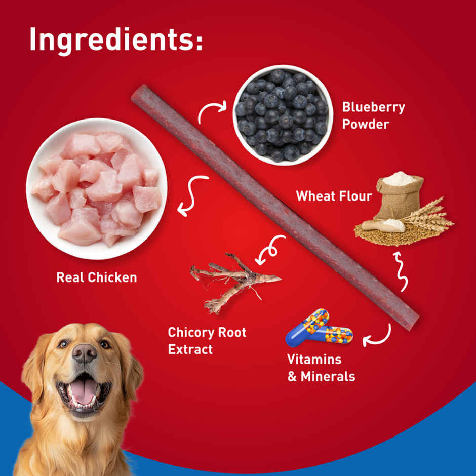 Drools Chicken Blueberry Flavor Dog Treats Sticks