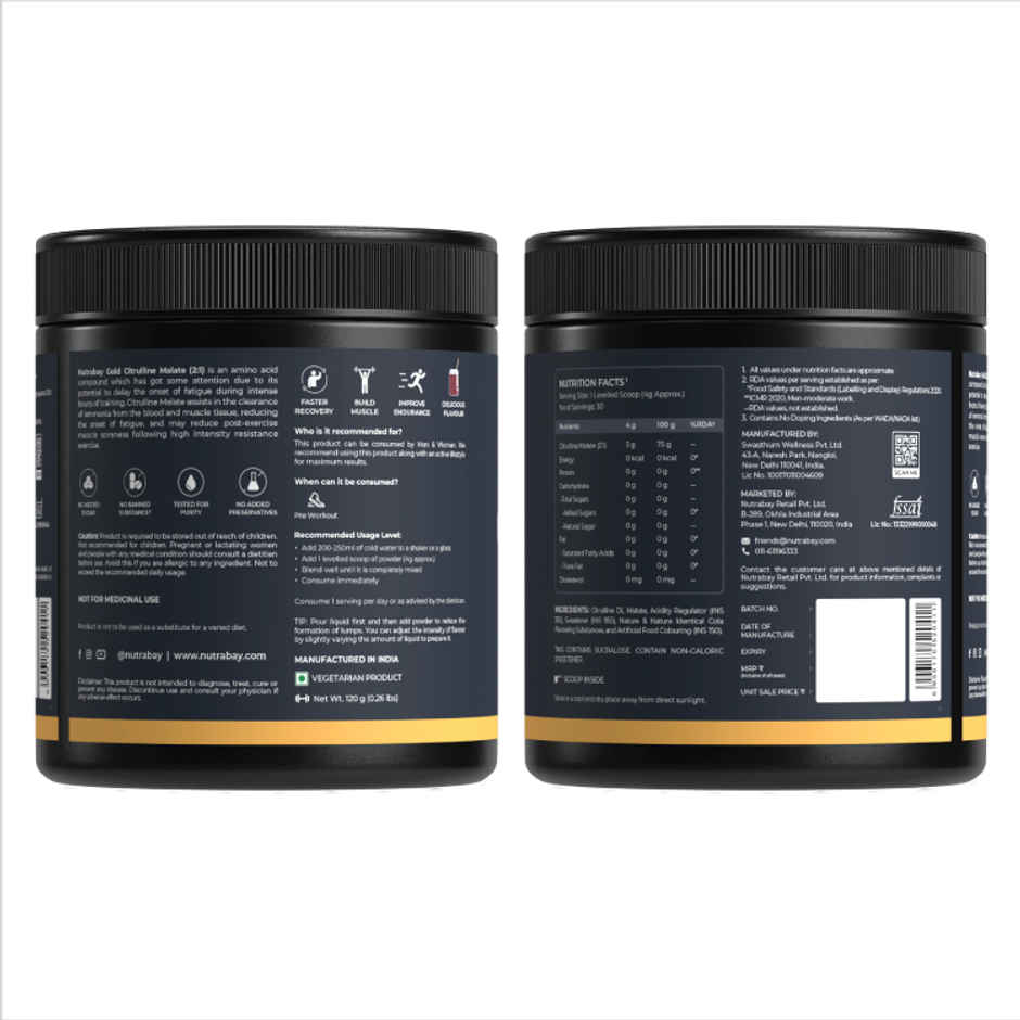 Nutrabay Gold Citrulline Malate Cola