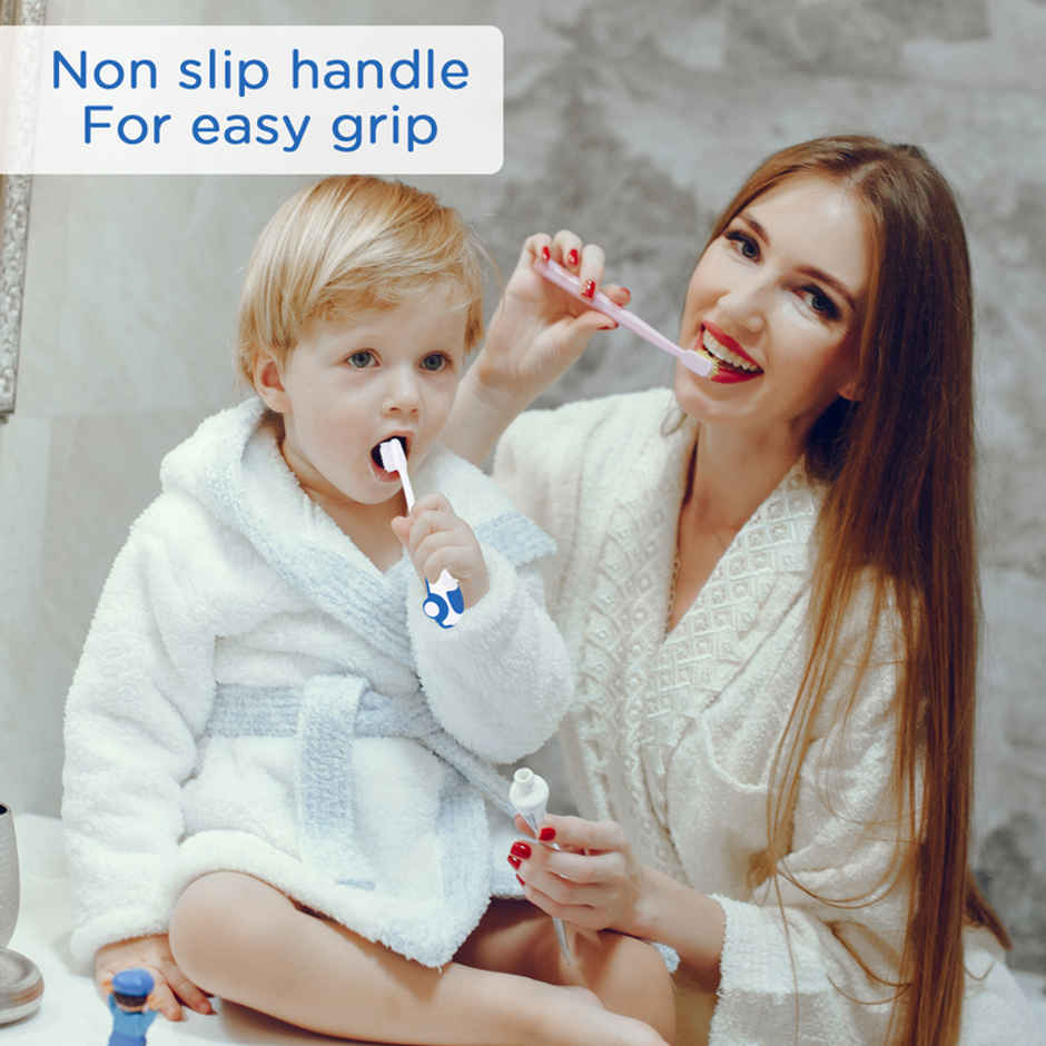 Mee Mee Baby Foldable Brush with Soft Bristles for Kids and Babies| Blue