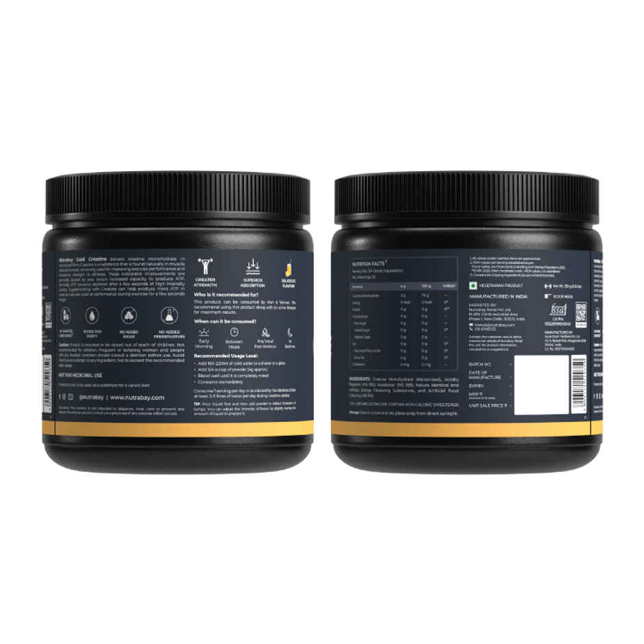 Nutrabay Gold Micronized Creatine Orange