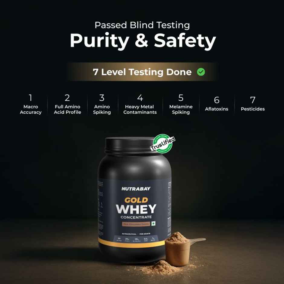 Nutrabay Gold Concentrate Whey Protein Rich Chocolate Creme