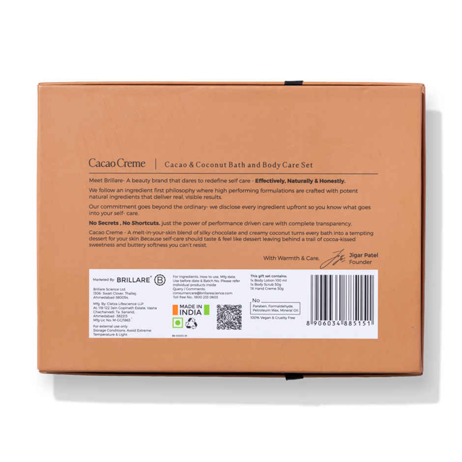 Brillare Cacao Creme Gift Kit
