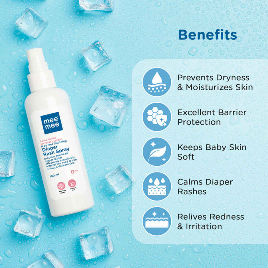 Mee Mee Soothing Diaper Rash Spray for baby with natural ingredients -100 ml