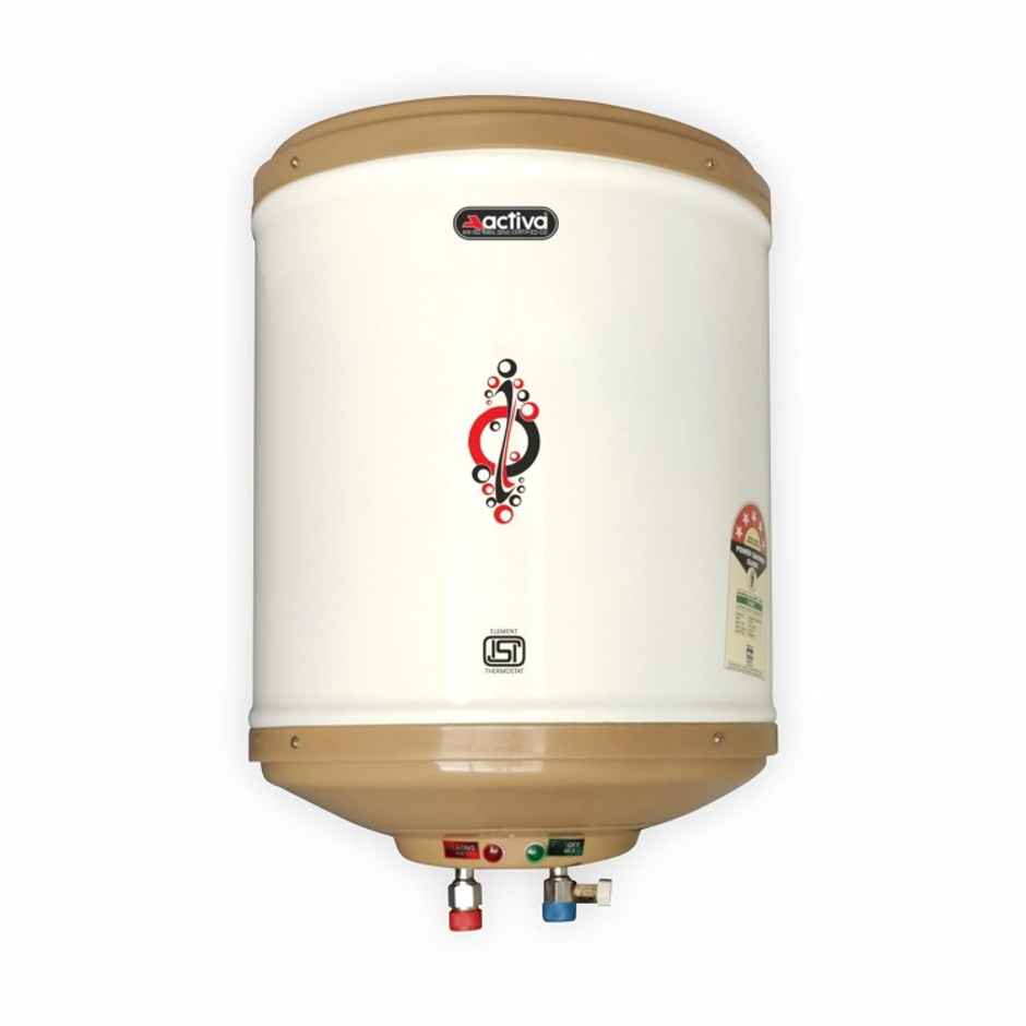 Activa Amazon 10 L Instant 3 Kva (0.8Mm)Anti Rust Coated Tank Geyser - Ivory