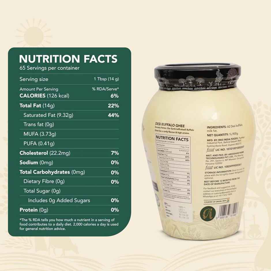 Anveshan Desi Buffalo Ghee