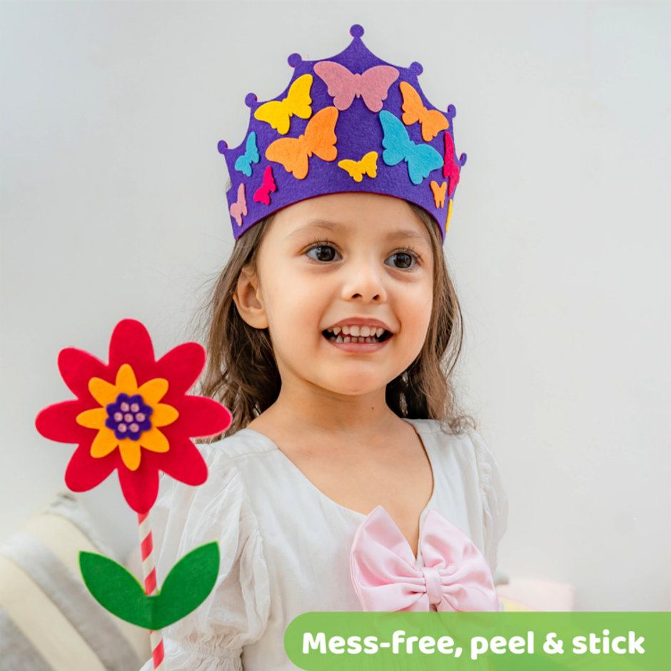 Jackinthebox Butterflies 3-in-1 Art & Craft Kit