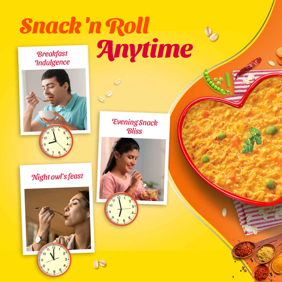 Saffola Masala Oats |Classic Masala | Anytime Snack | Ready in 3 mins | Millets Goodness Combo