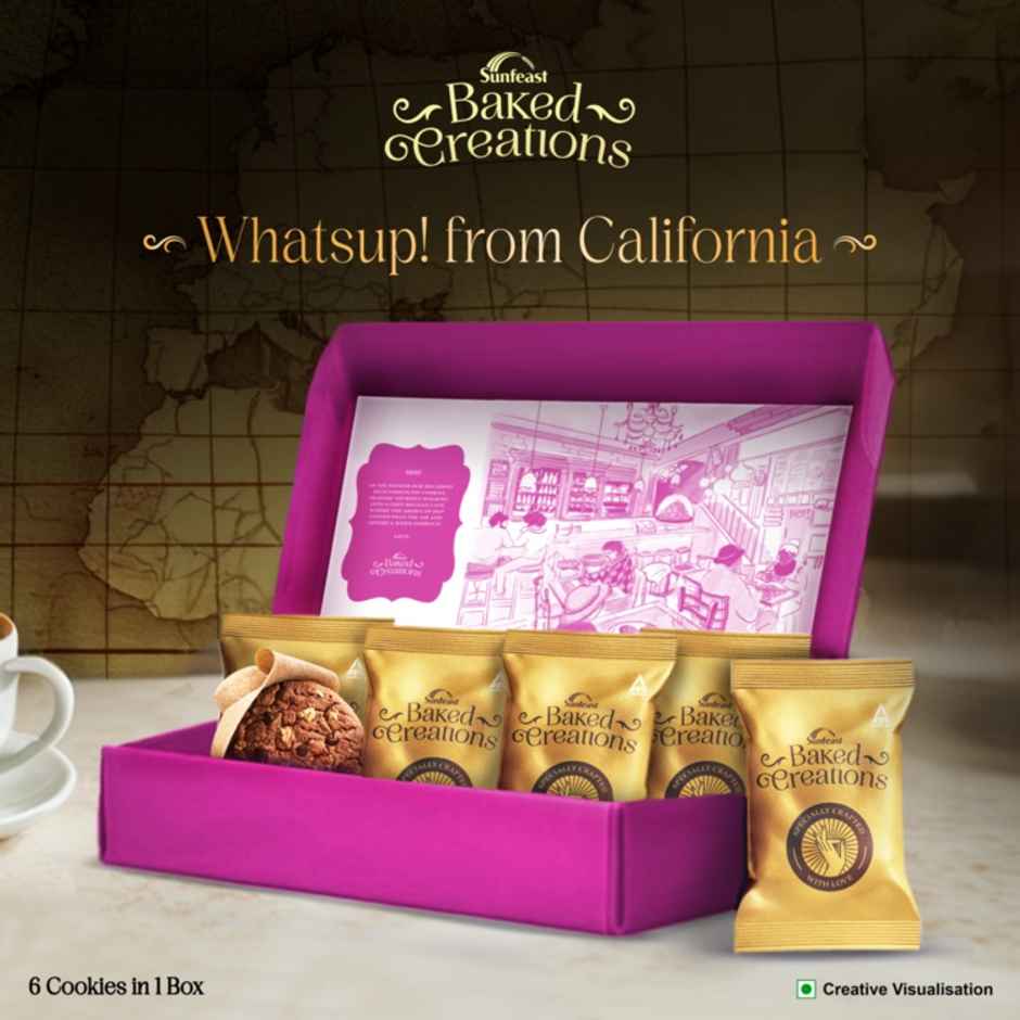 Sunfeast Baked Creations Walnut & Choco Chip Cookies