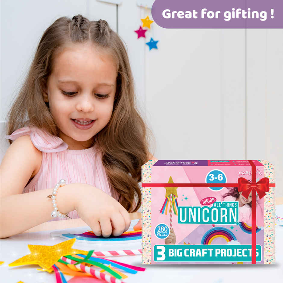 Jackinthebox Unicorn Junior Art & Craft Kit