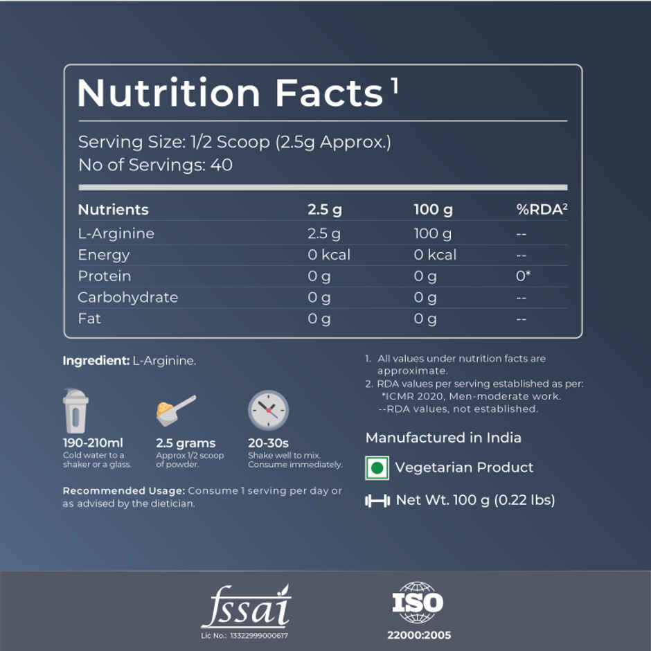 Nutrabay Pure Series L Arginine
