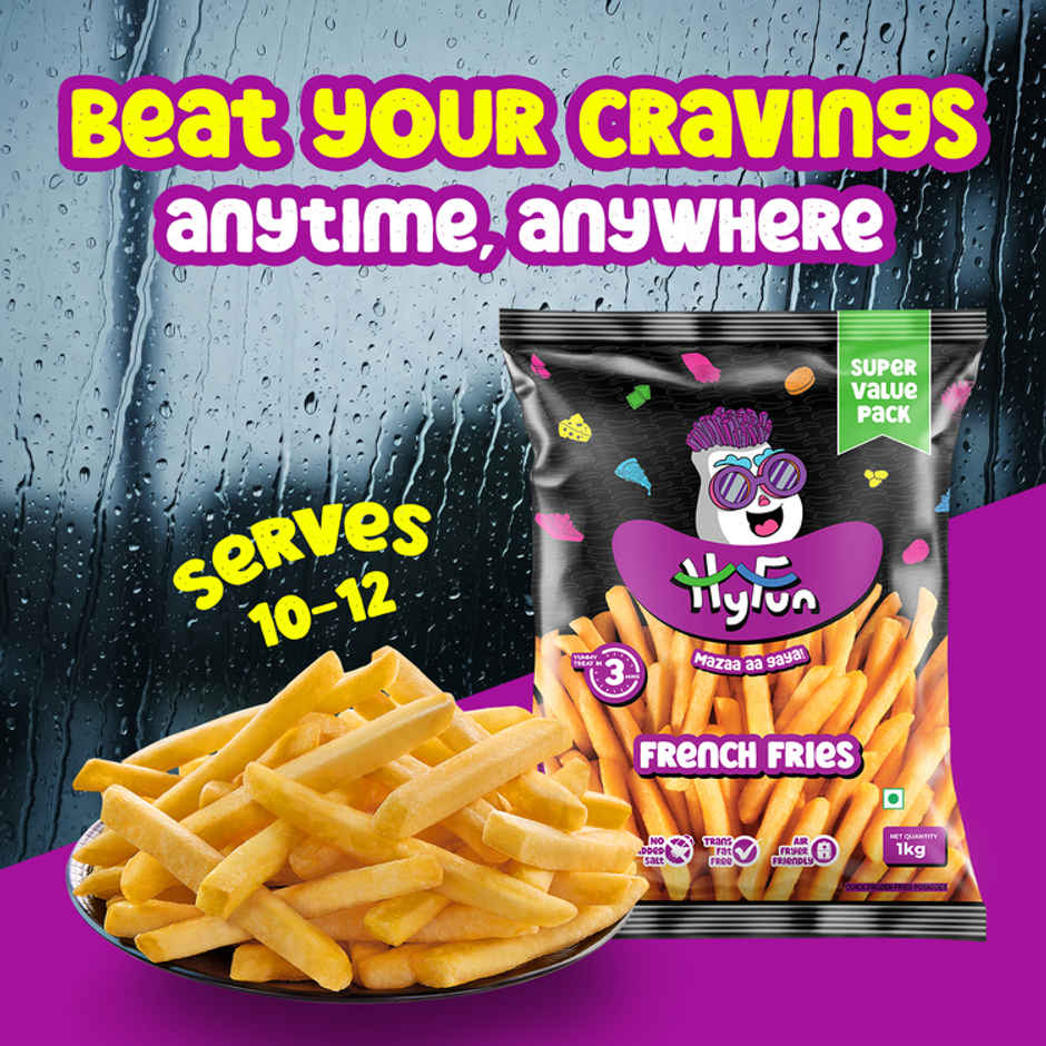 HyFun French Fries, Crispy & Long, Family Pack | Frozen