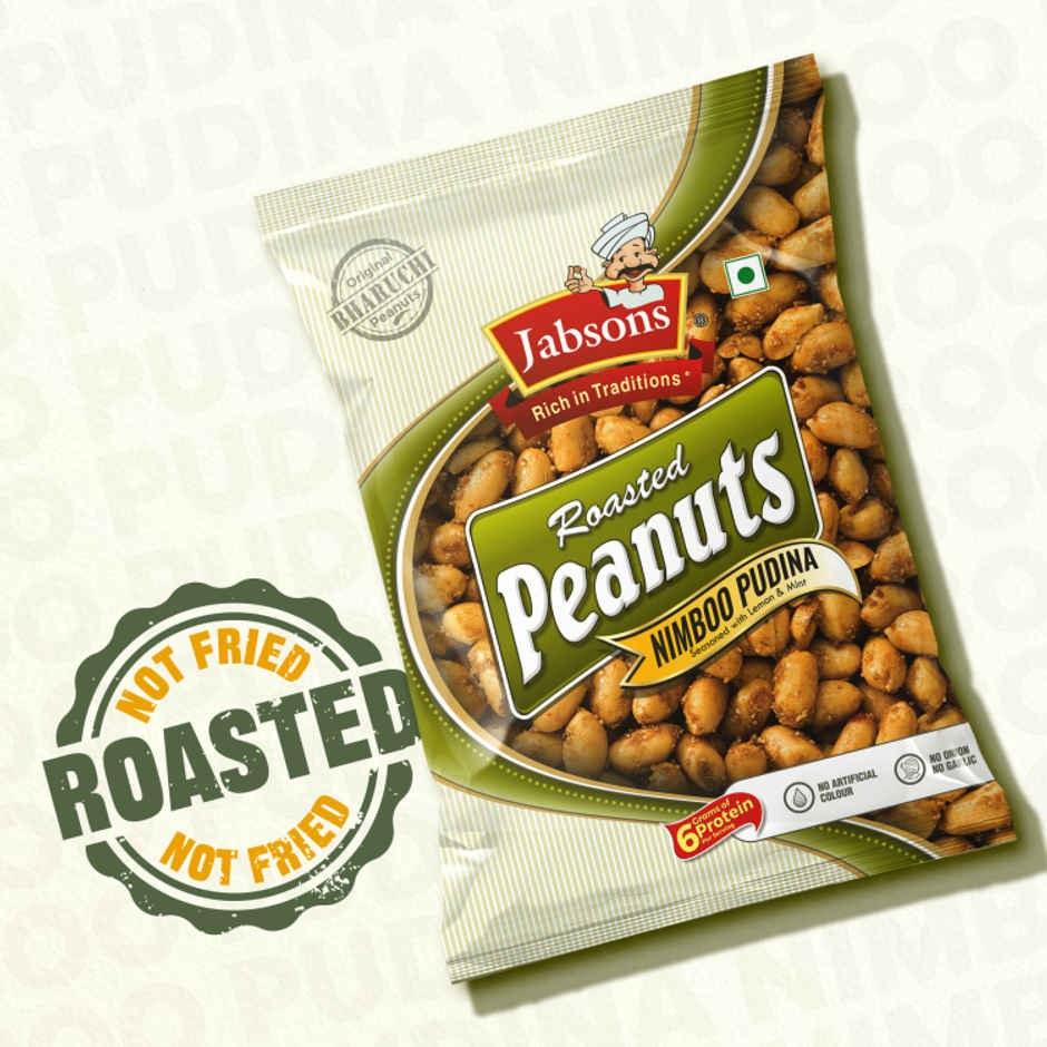 Jabsons Roasted Peanuts Nimboo Pudina