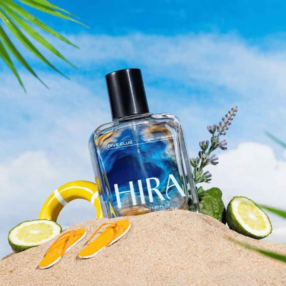 HIRA Men's Dive Club Eau De Parfum | Woody, Musky & Spicy Notes | Long Lasting Gift for Him
