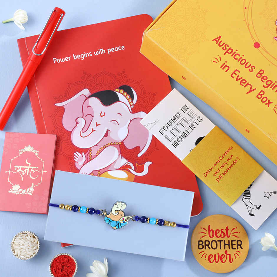 FNP Ganesha Rakhi Premium Gift Set