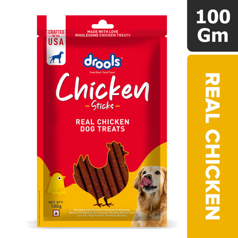 Drools Real Chicken Flavor Dog Treats Sticks