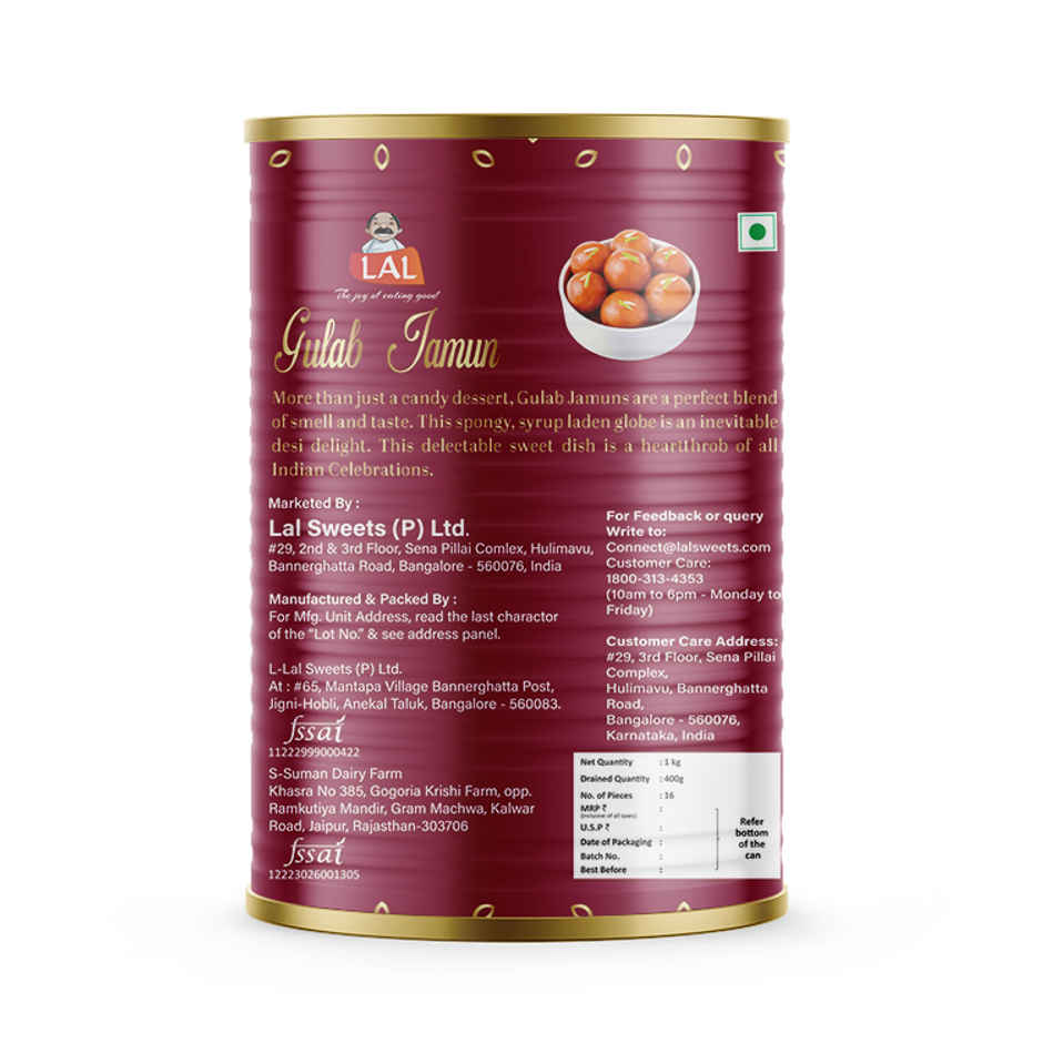 Lal Ghee Gulab Jamun | Soft & Syrupy Indian Sweet