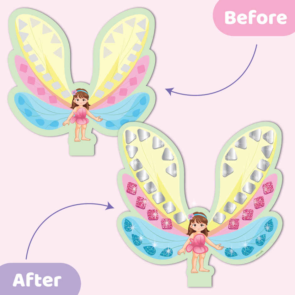 Jackinthebox Sparkly Sticker Fun - Fairyland Art & Craft Kit