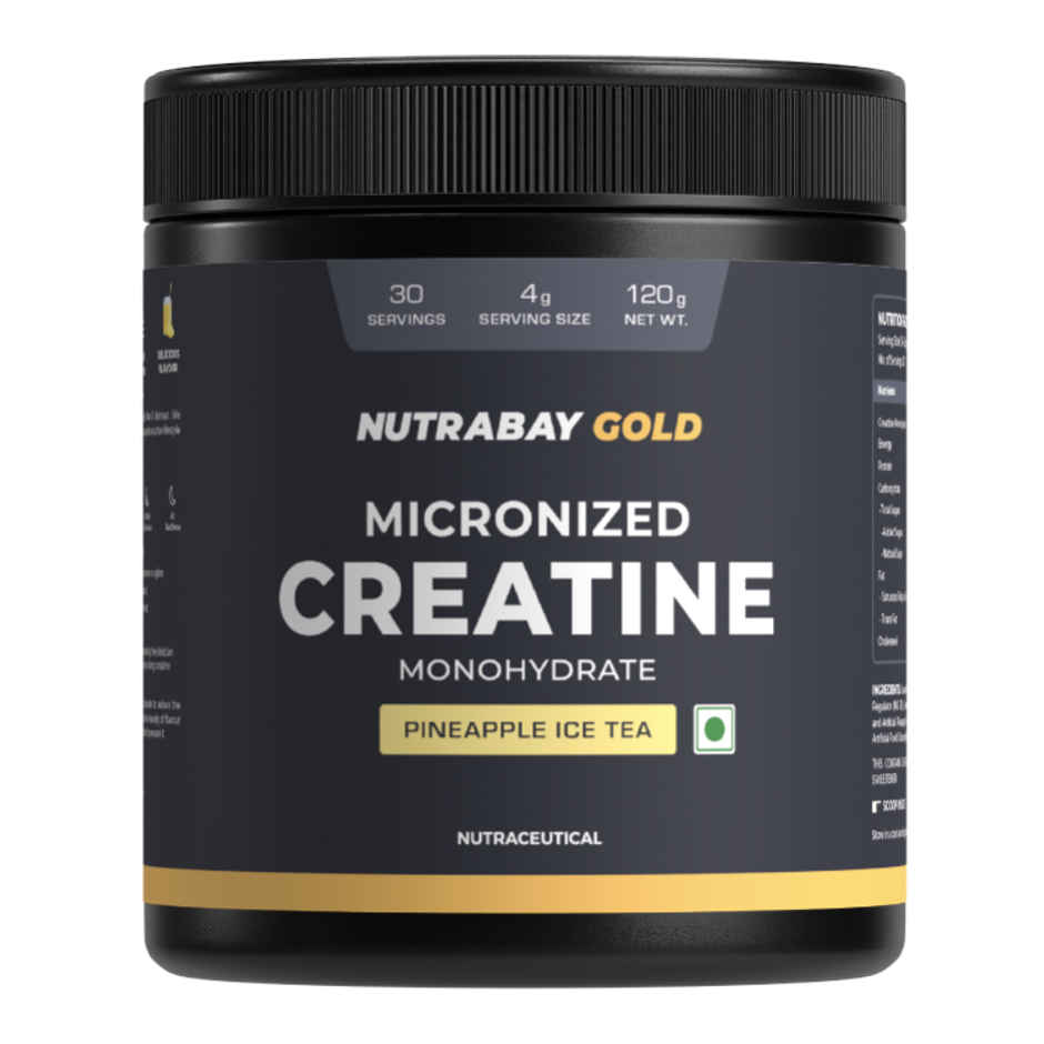 Nutrabay Gold Micronized Creatine Pineapple Ice Tea
