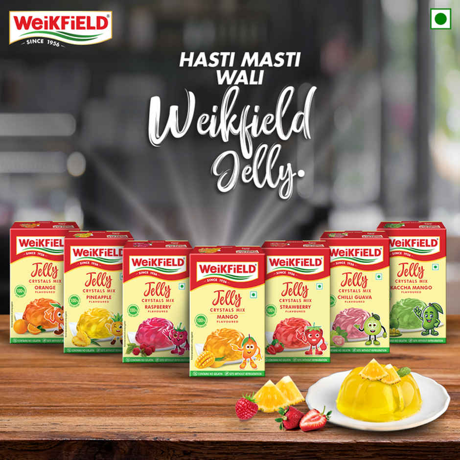 Weikfield Jelly Crystals Pineapple Flavor Carton