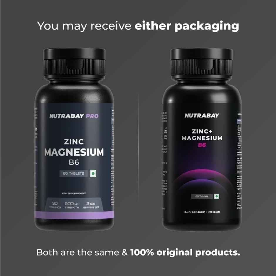 Nutrabay Pro Zinc Magnesium B6 60Tablets