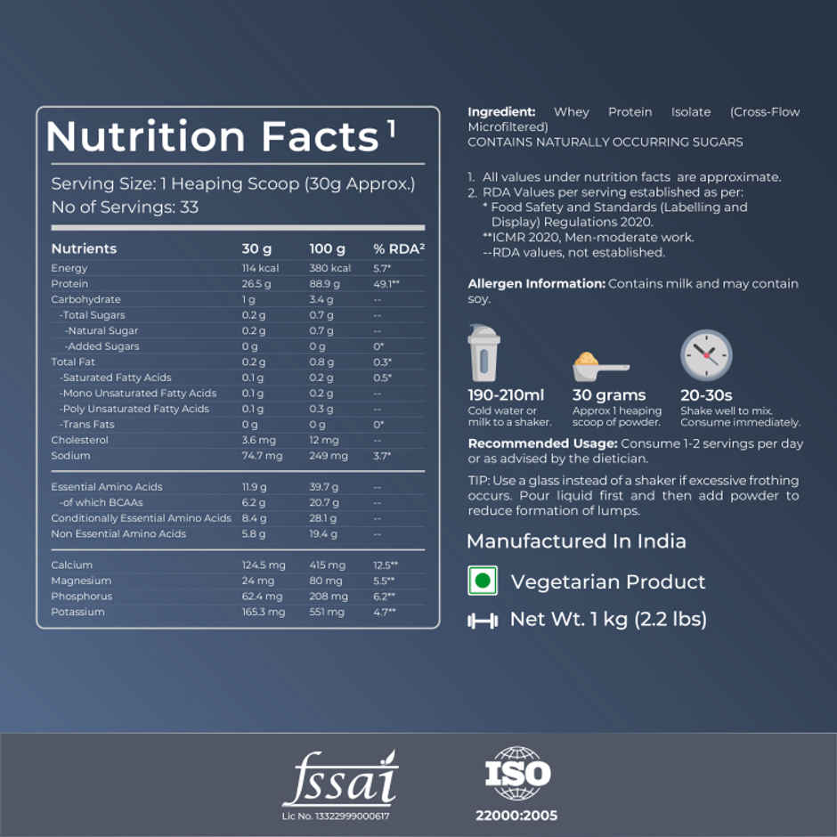 Nutrabay Pure Series Whey Protein Isolate