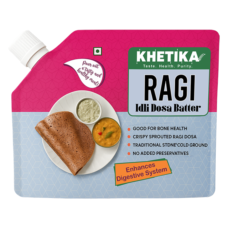 Khetika Ragi Millet Dosa Batter