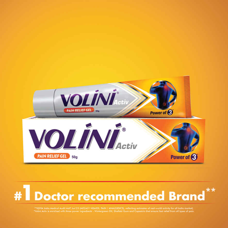 Volini Activ Pain Relief Gel