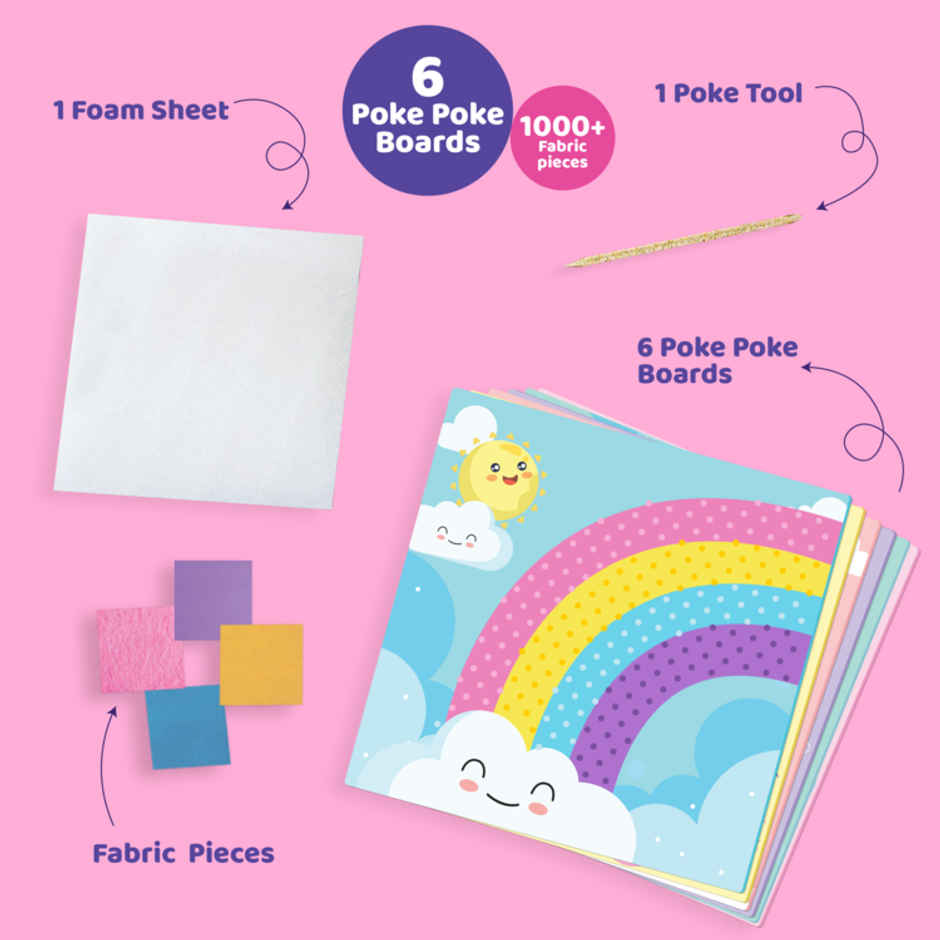 Jackinthebox Poke Poke Art - Magical Art & Craft Kit