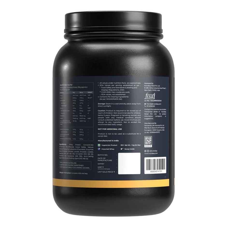 Nutrabay Gold Concentrate Whey Protein Rich Chocolate Creme Combo