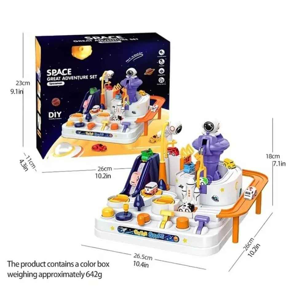 Toyshine Space Orbit Challenge Adventure Cars Track Toys For 3+ Year Old Boys Girls