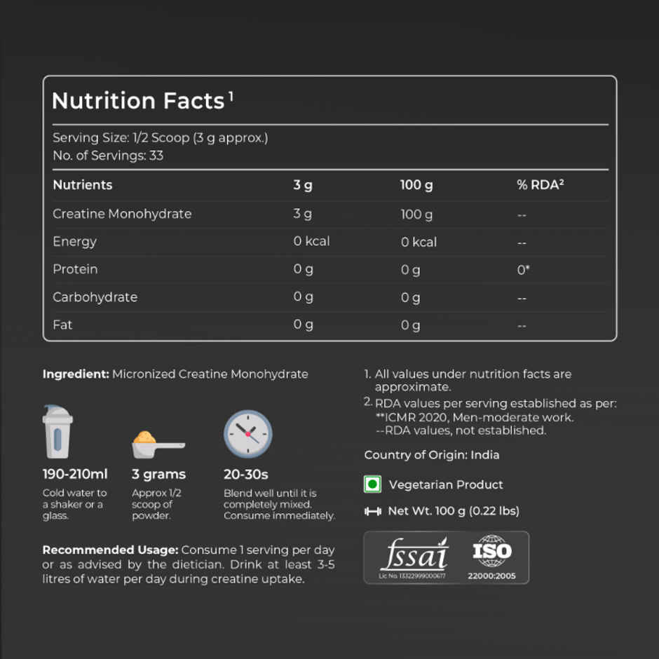 Nutrabay Pure Series Creatine Monohydrate