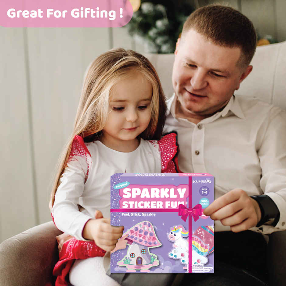 Jackinthebox Sparkly Sticker Fun - Fairyland Art & Craft Kit
