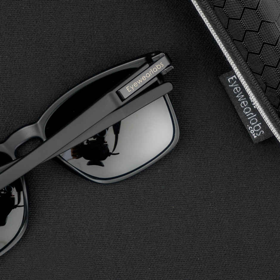 Eyewearlabs Men Sunglassses Eclipse Black Square