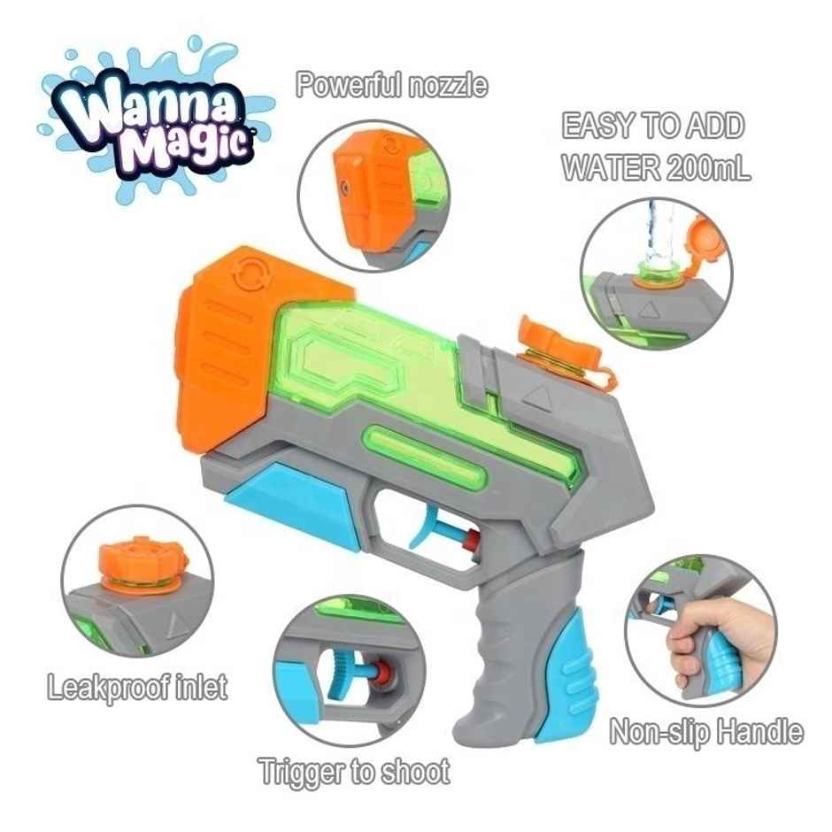 Storio Manual Water Gun for Kids | High Pressure Water Blaster | Summer Toy Rang Splash