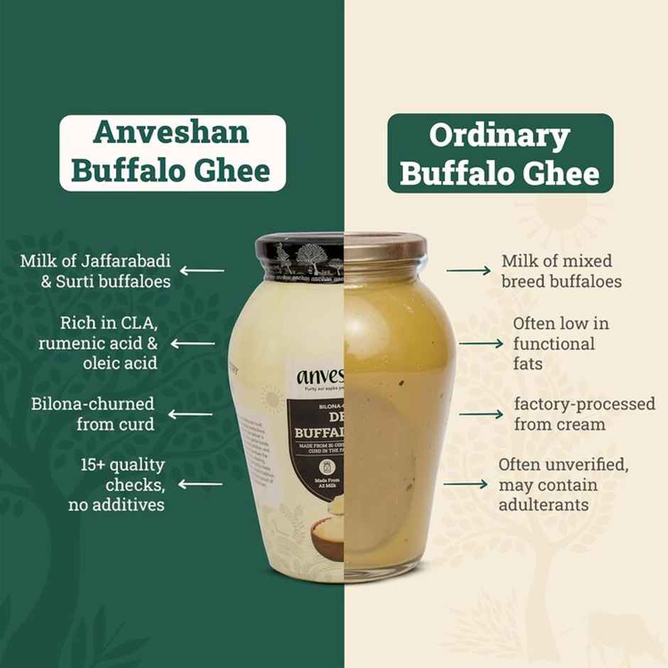Anveshan Desi Buffalo Ghee
