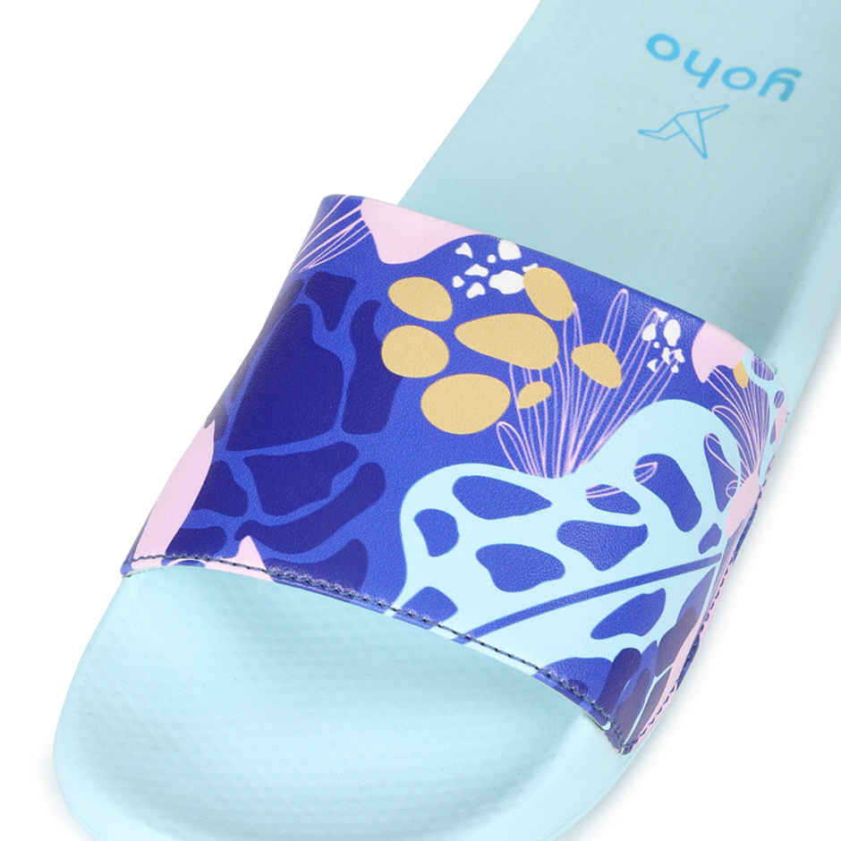 Yoho Women Sliders Tropica | Ocean Blue | UK 4