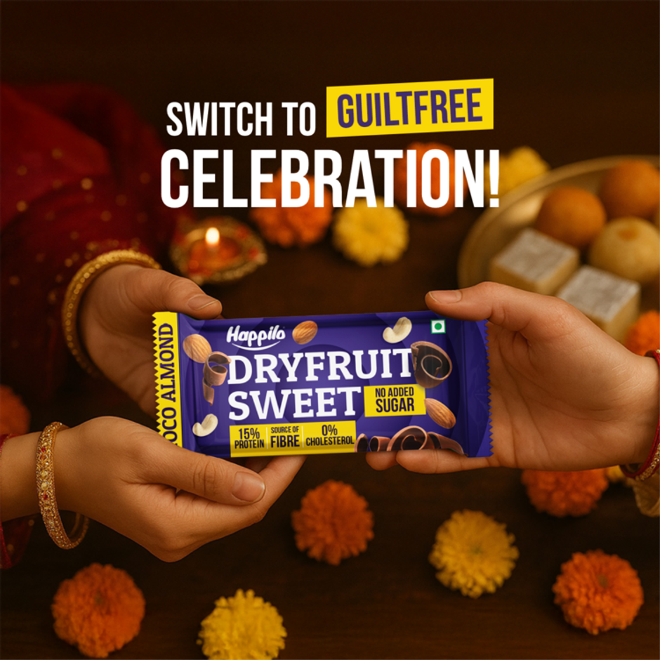 Happilo Choco Almonds Healthy Dry Fruit Bar