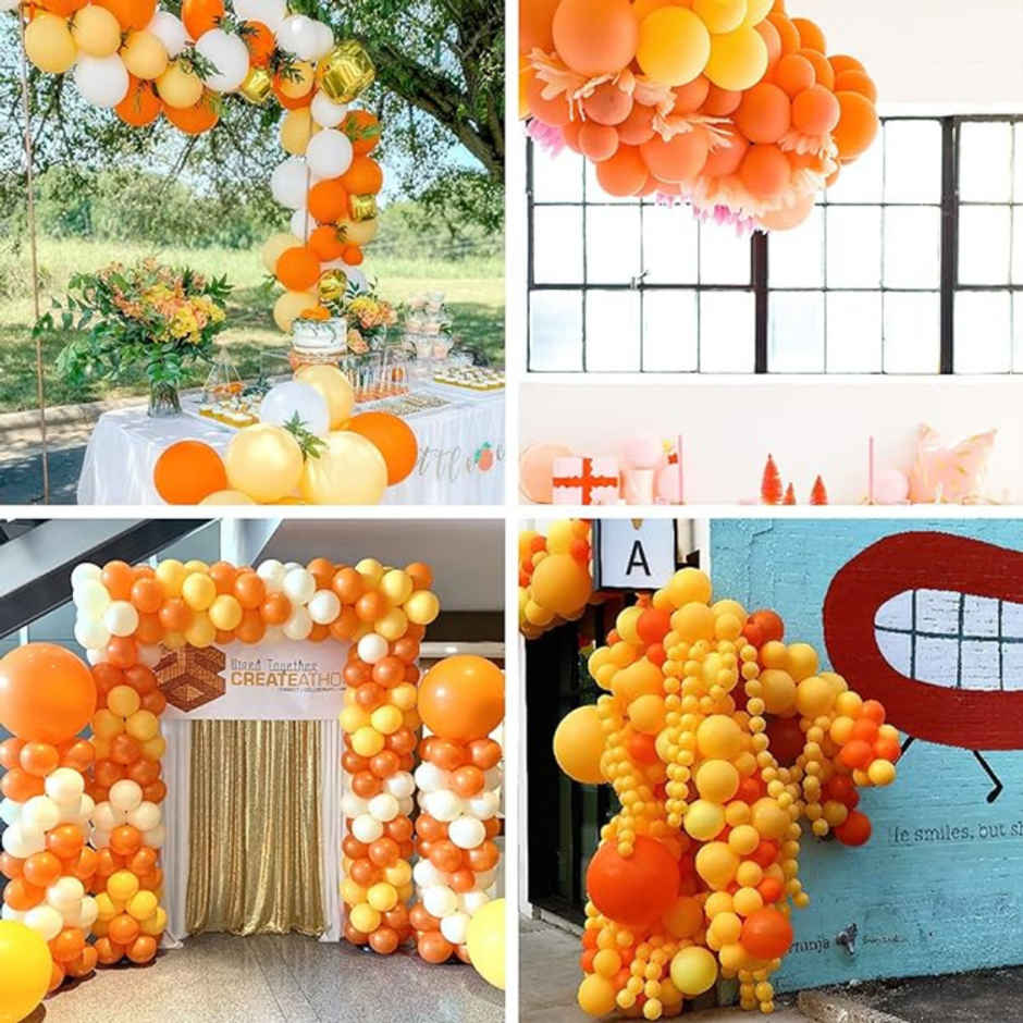 Balloon Orange & Yellow | Let's Vybe