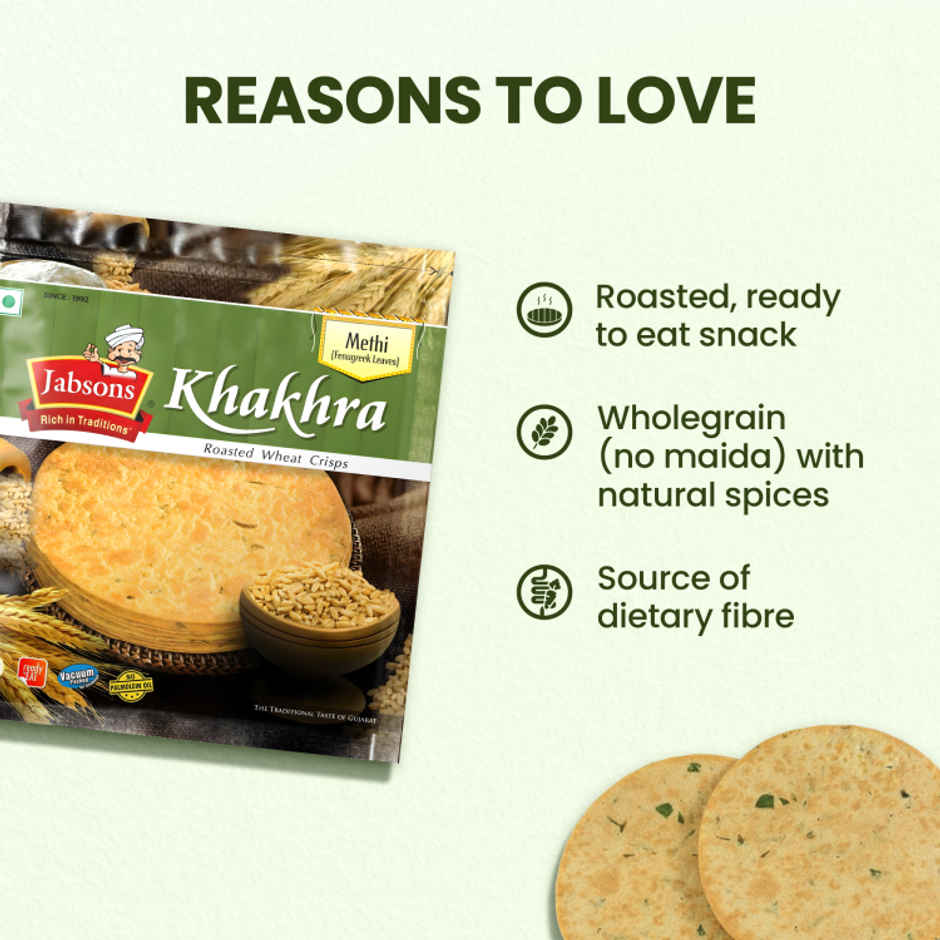 Jabsons Khakhra Methi | Crispy Snack