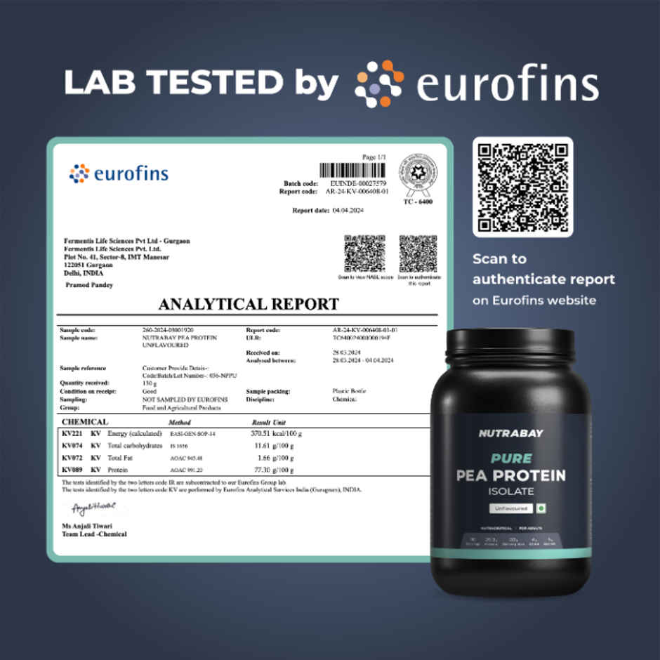 Nutrabay Pure Pea Protein Isolate Unflavoured