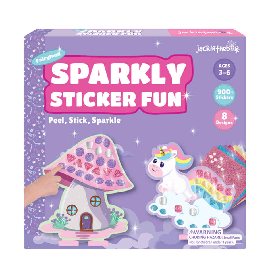 Jackinthebox Sparkly Sticker Fun - Fairyland Art & Craft Kit